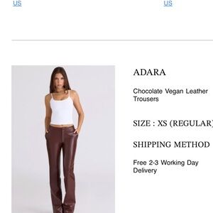NWT House of CB Adara Leather Pants XS